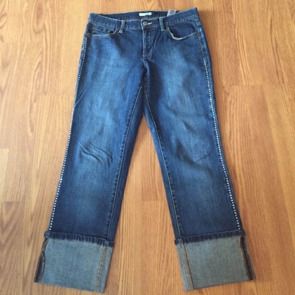 Tint jeans with bling